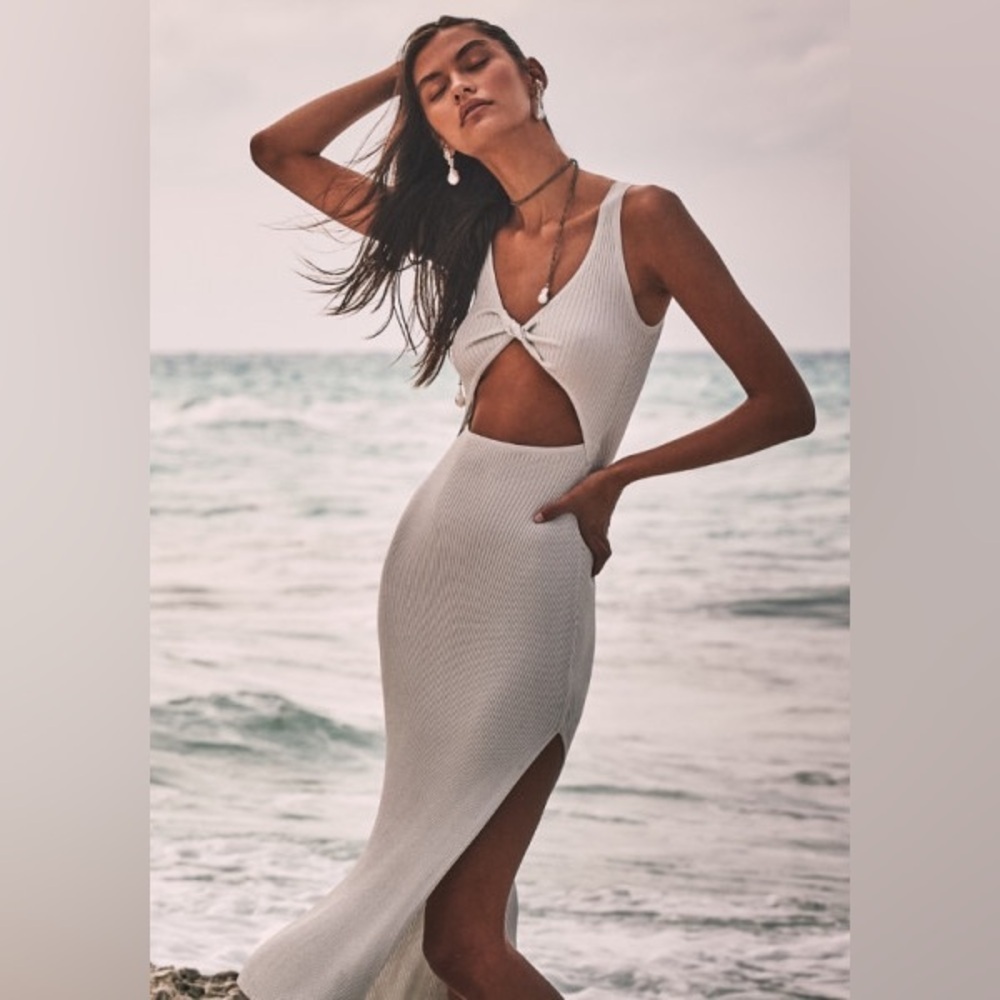 NWT Devon Windsor Avery Dress - White Small and Medium